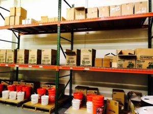 FULLY STOCKED INVENTORY ENSURES RAPID SHIPMENT OF ORDERS